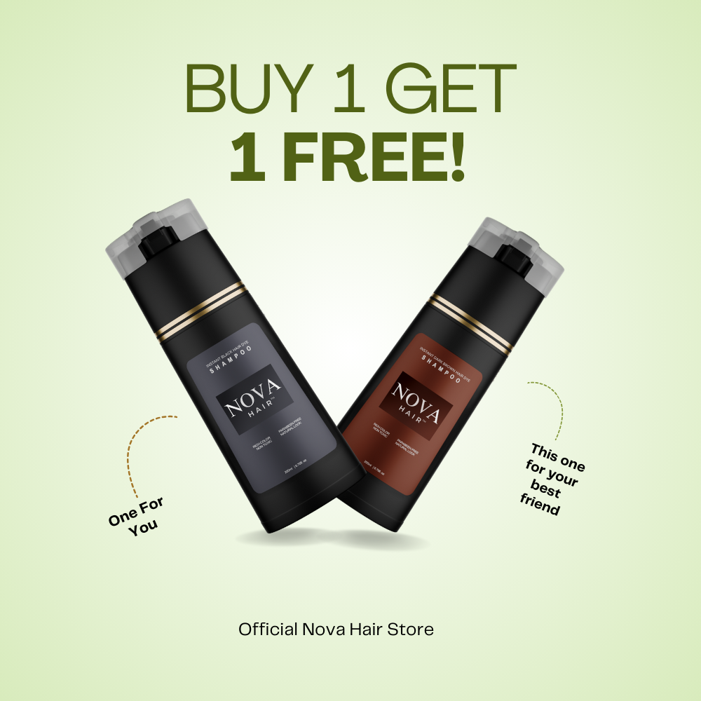 NovaHair®  Instant Dye Shampoo (Buy 1 Get 1 Free)