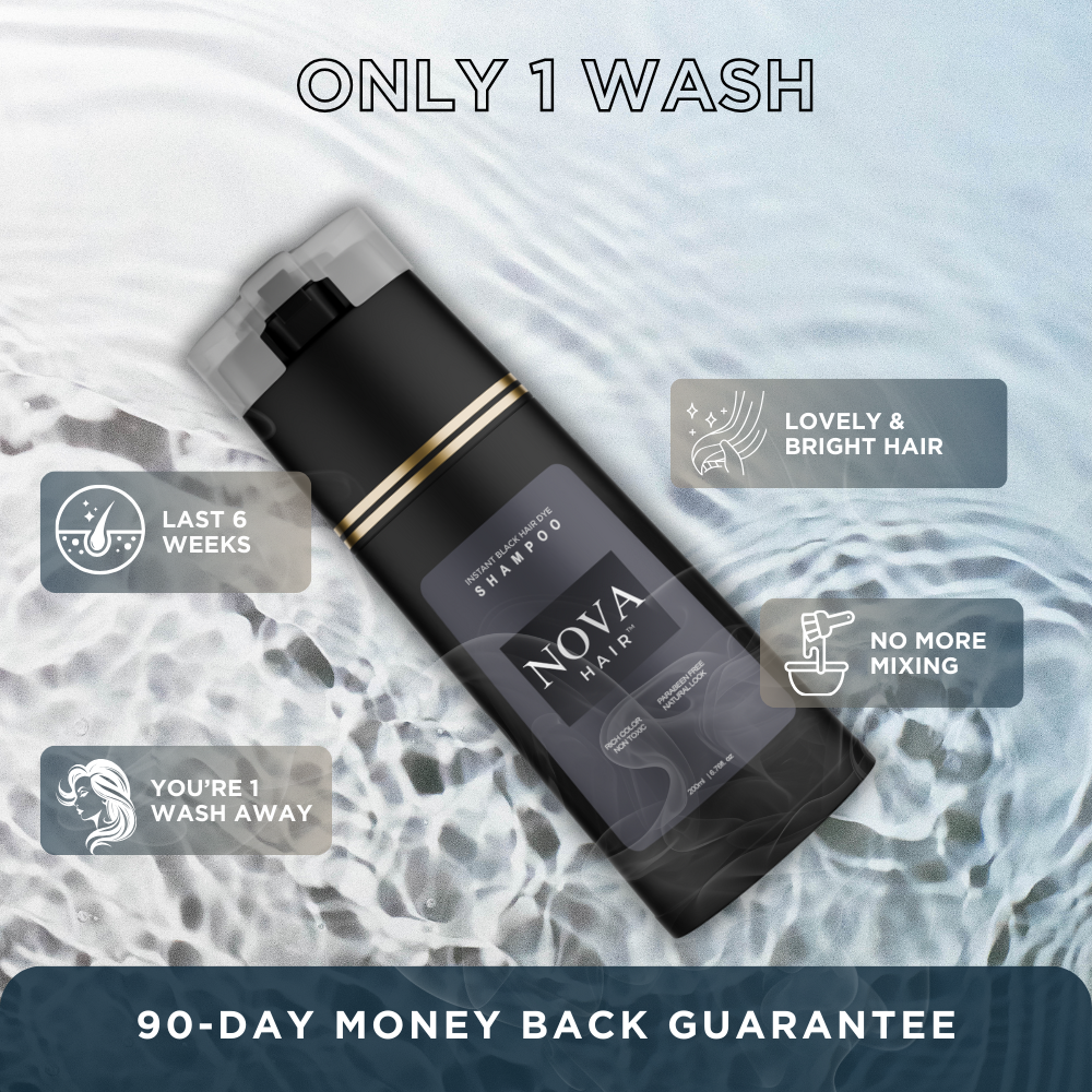 NovaHair®  Instant Dye Shampoo (Buy 1 Get 1 Free)